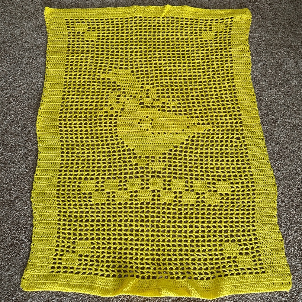 Crochet Baby Blanket Handmade NEW